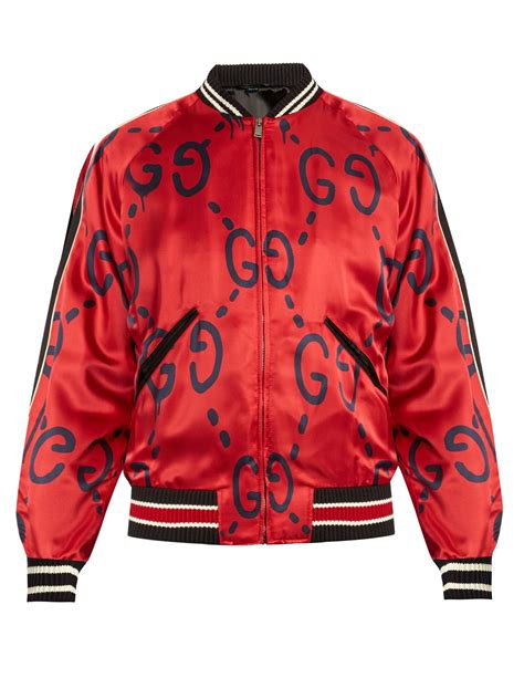 gucci bomber jacket with red hood